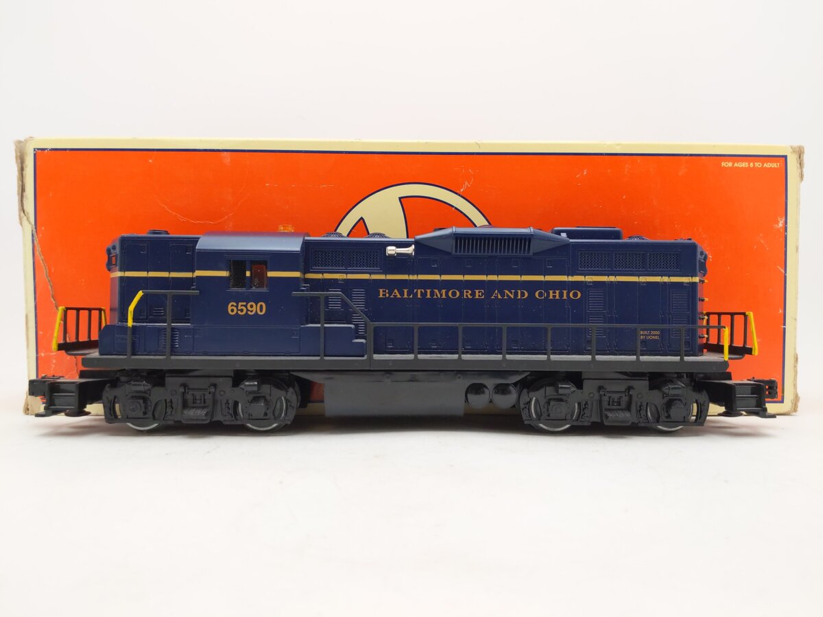 Lionel 6-28514 O Gauge Baltimore & Ohio GP-9 Diesel Locomotive #6590 EX/Box