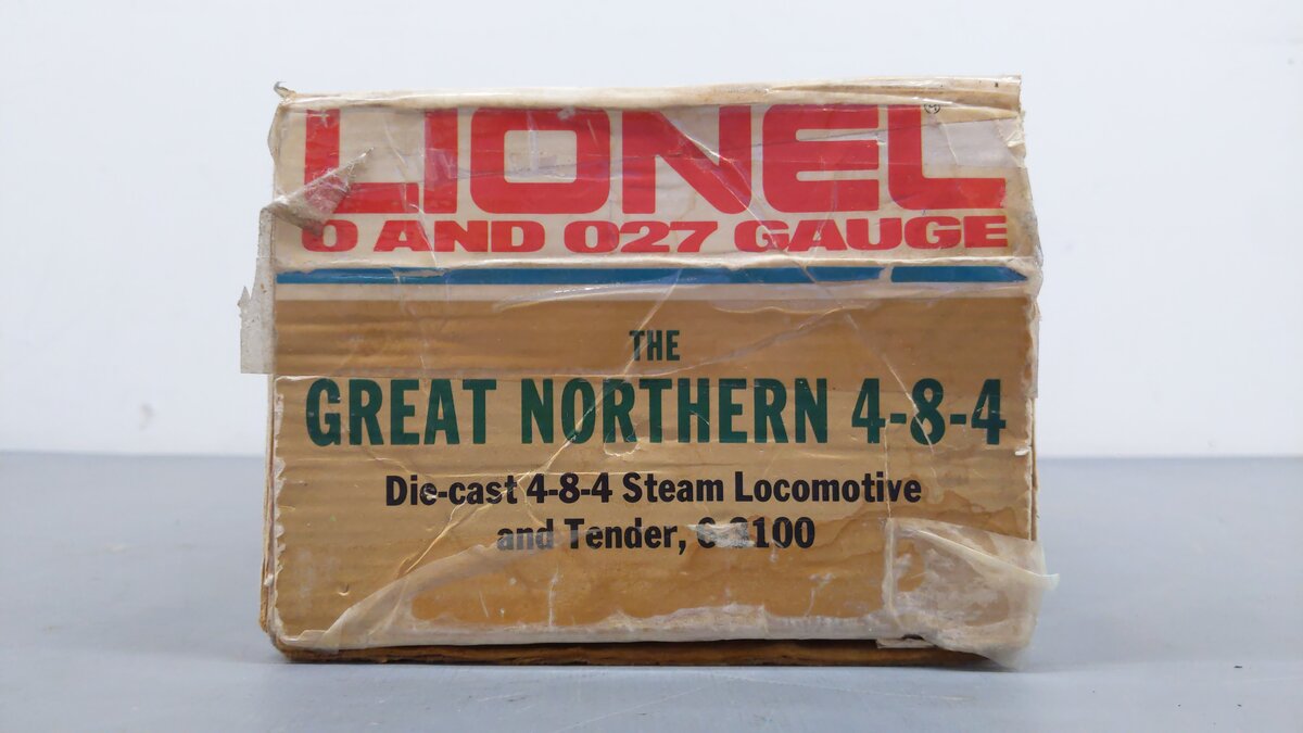 Lionel 6-3100 O Gauge Great Northern 4-8-4 Steam Locomotive & Tender #3100 EX/Box