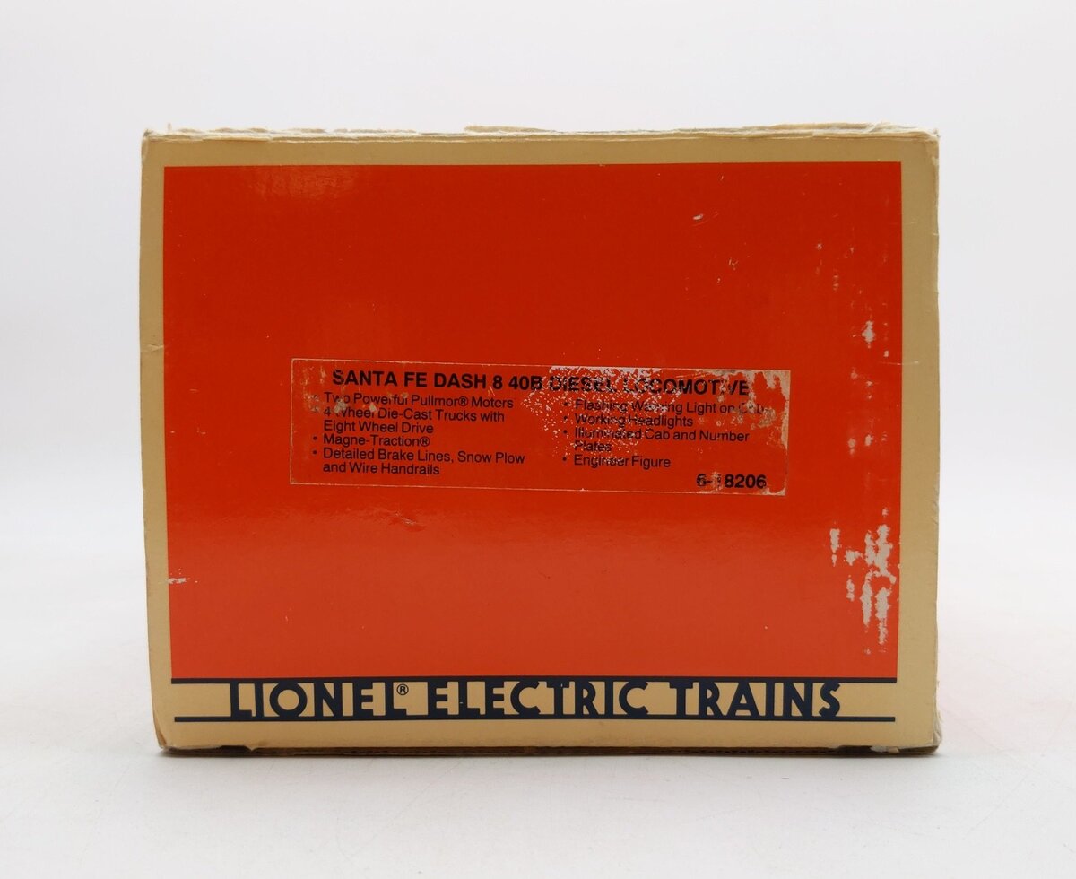 Lionel 6-18206 Santa Fe Dash 8 40B Diesel Locomotive #8206 EX/Box