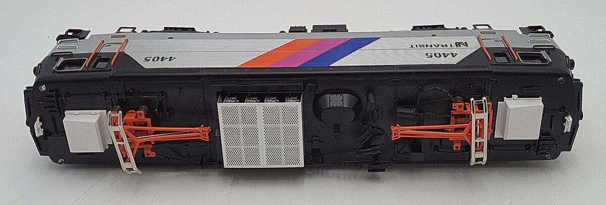 MTH 20-5529-1 O Gauge New Jersey Transit AEM-7 Electric Locomotive w/PS2 #4405 EX