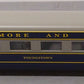 K-Line K4610-15507 O Baltimore & Ohio "Youngstown" 21" Aluminum Coach Car EX