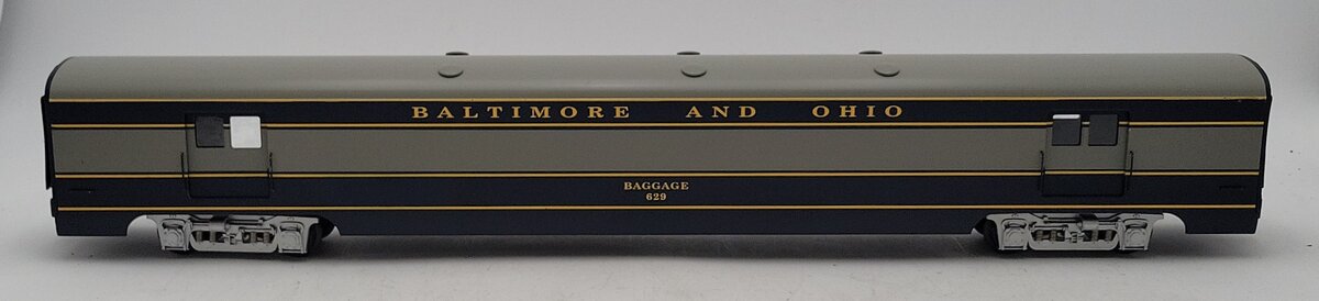 K-Line K4610-10629 O Batlimore & Ohio 15" Aluminum Baggage Car #629 EX