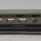 k-line O Gauge Aluminum Baltimore & Ohio Pittsburg 21" Passenger Car EX