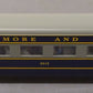 K-Line K4610-43515 O Baltimore & Ohio 21" Aluminum Coach Car #3515 EX