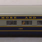 K-Line K4610-41302 O Baltimore & Ohio 21" Aluminum Baggage Coach Car #1302 EX