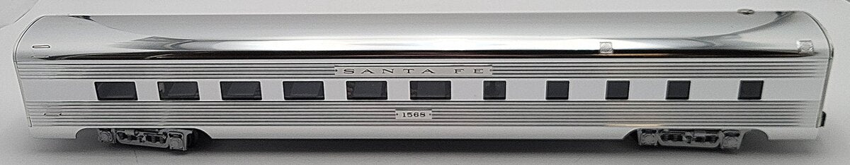 K-Line K4630-41568 Santa Fe 21" Aluminum Diner Car #1568 EX