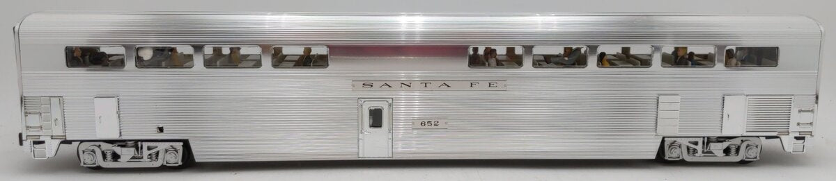 K-Line K4630-40652 O Santa Fe Hi-Level 21" Aluminum Diner Car #652 EX