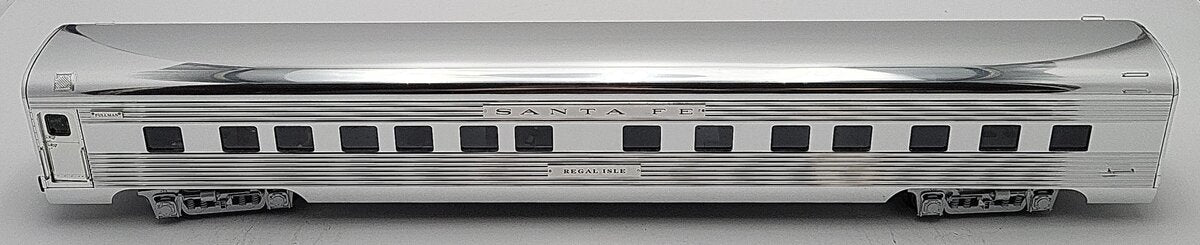 K-line K4630-41822 Santa Fe "Regal Isle" 21" Aluminum Pullman Car EX