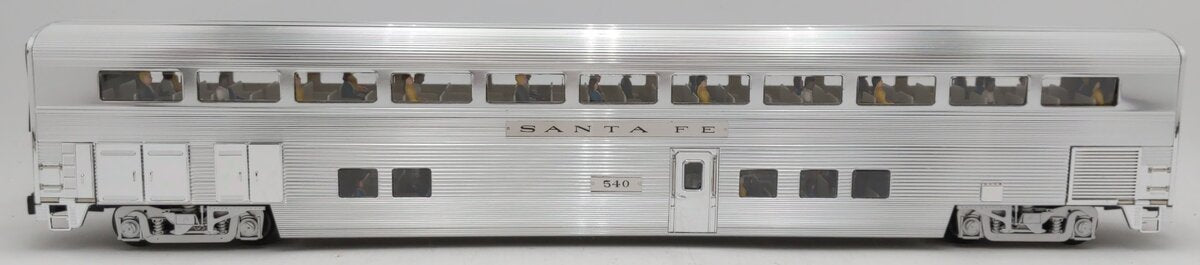 K-Line K4630-40540 O Santa Fe Hi-Level 21" Aluminum Coach Car #540 EX