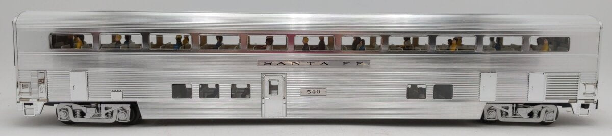 K-Line K4630-40540 O Santa Fe Hi-Level 21" Aluminum Coach Car #540 EX