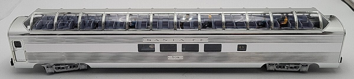 K-Line K4630-40508 Santa Fe 21" Aluminum Vista Dome Car #508 EX