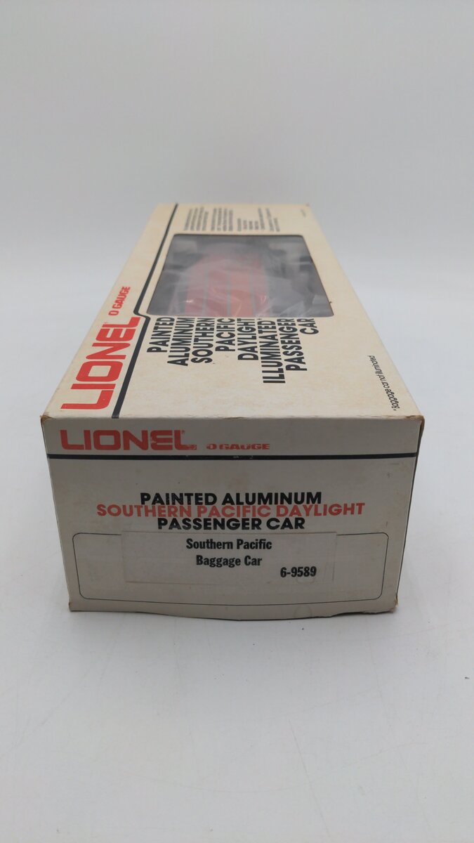 Lionel 6-9589 O Gauge Southern Pacific Daylight Aluminum Baggage Car LN/Box
