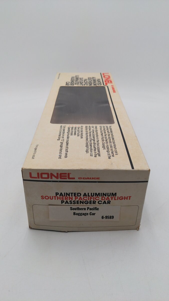 Lionel 6-9589 O Gauge Southern Pacific Daylight Aluminum Baggage Car LN/Box
