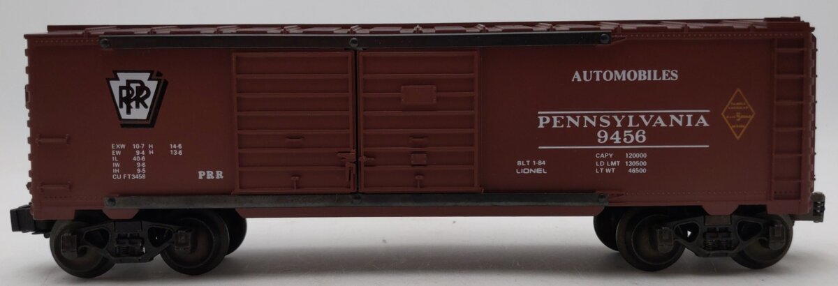 Lionel 6-9456 O Gauge Pennsylvania Railroad Double Door Boxcar #9456 LN/Box