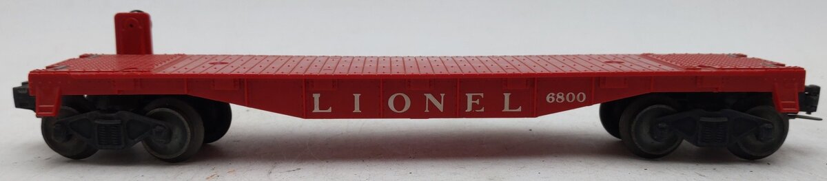 Lionel 6800 Vintage O Flatcar with Yellow over Black Airplane VG/Box