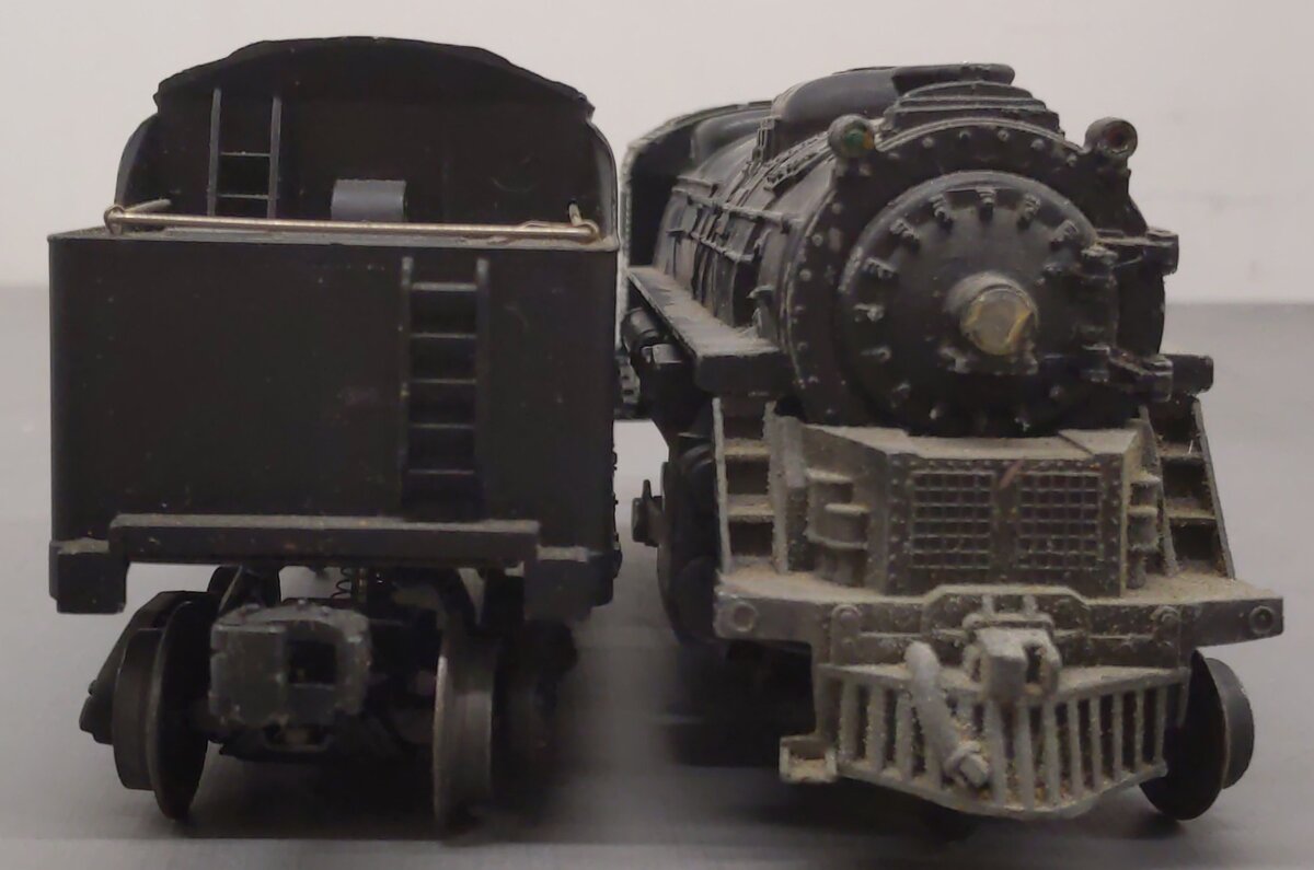 Lionel 2037 Vintage O 2-6-4 Die-Cast Steam Locomotive w/ 6466WX Tender VG