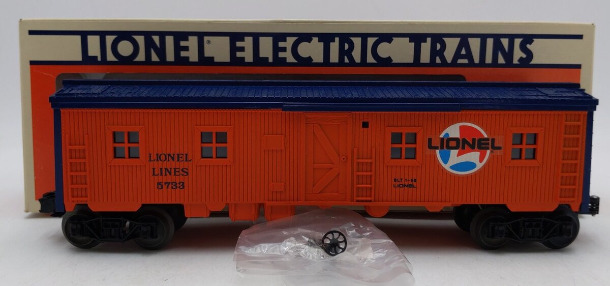 Lionel 6-5733 O Gauge Lionel Lines Illuminated Bunk Car LN/Box