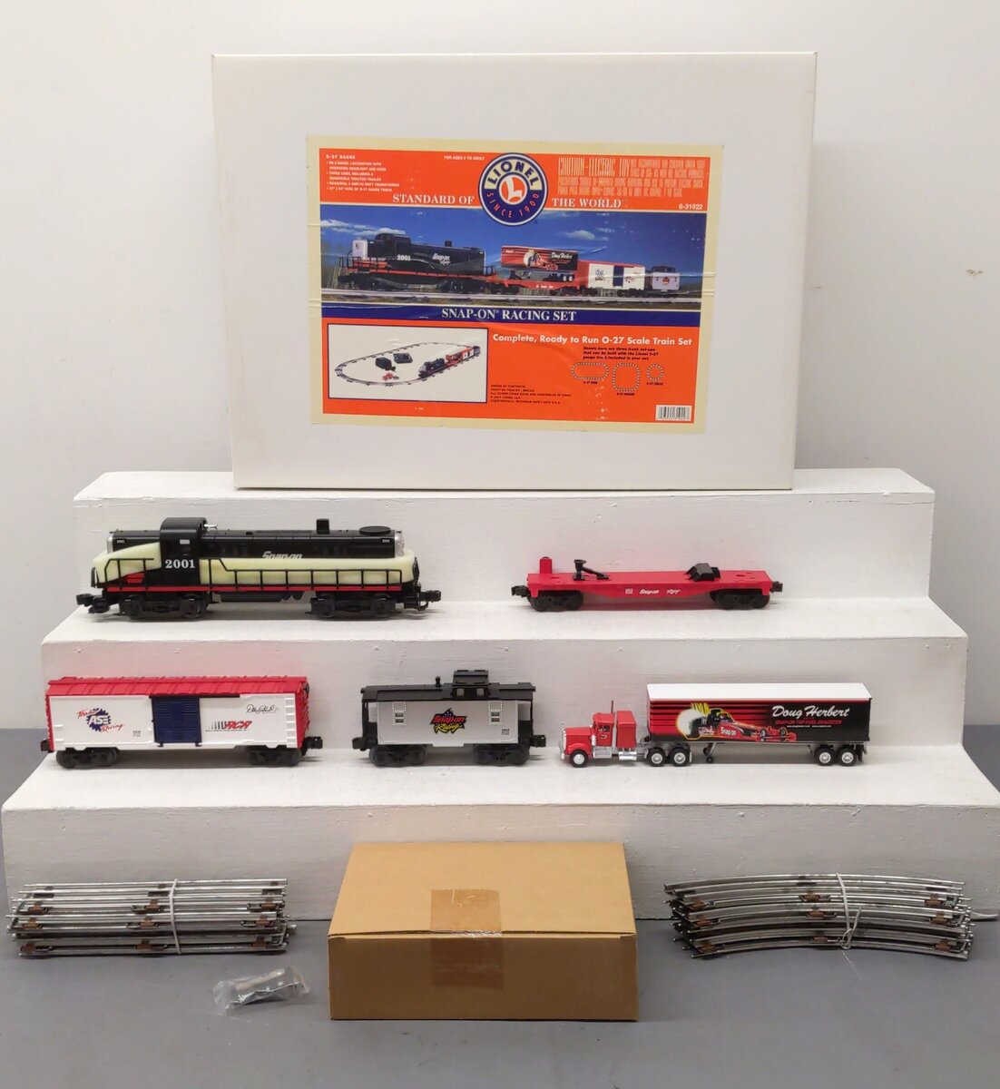 Lionel 6-31922 Snap-On Tool Racing O Gauge Diesel Train Set NIB