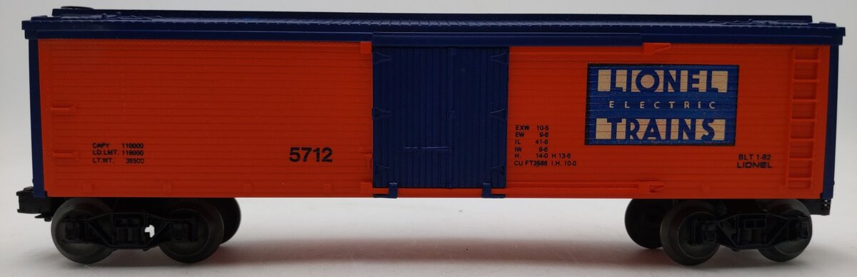 Lionel 6-5712 O Gauge Lionel Lines TOC Woodside Refrigerator Car #5712 LN/Box