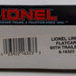 Lionel 6-16323 O Gauge Lionel Lines Flatcar w/ Trailers LN/Box