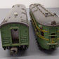 Lionel Vintage O Lionel Lines Green/Gray Passenger Cars #2401 #2402 [2] EX/Box