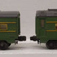 Lionel Vintage O Lionel Lines Green/Gray Passenger Cars #2401 #2402 [2] EX/Box