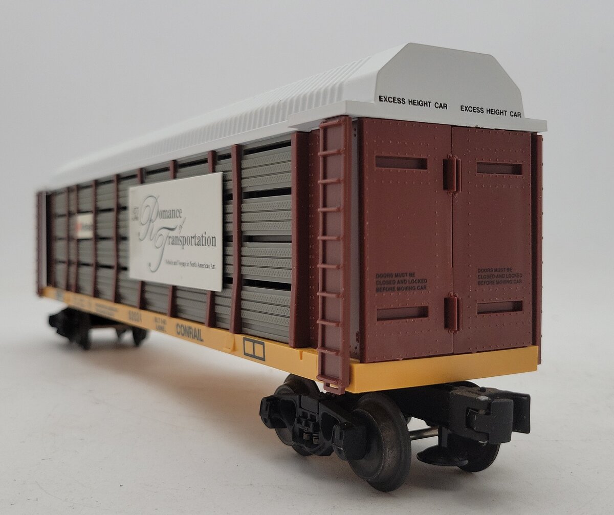 Lionel 6-52024 O Gauge Conrail Artrain Commemorative Auto Carrier EX/Box