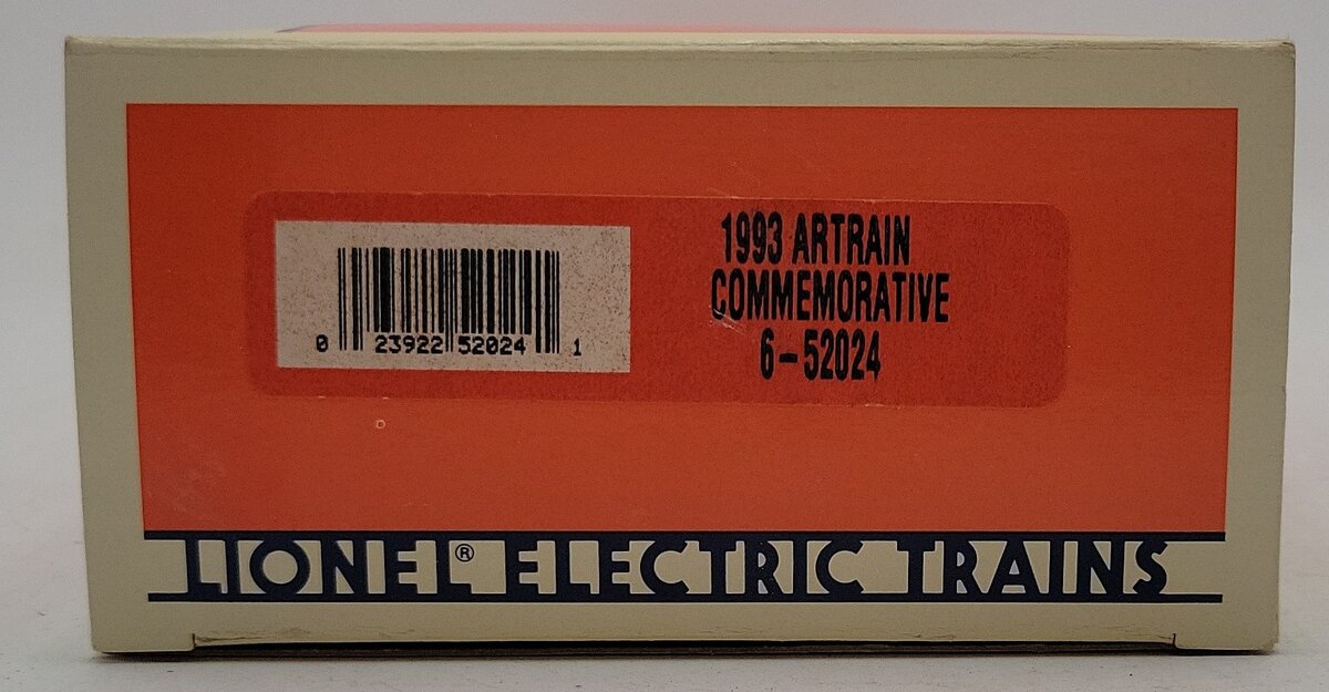 Lionel 6-52024 O Gauge Conrail Artrain Commemorative Auto Carrier EX/Box