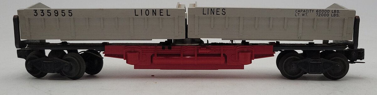 Lionel 3359 Vintage O Operating Twin Bin Dump Car VG/Box