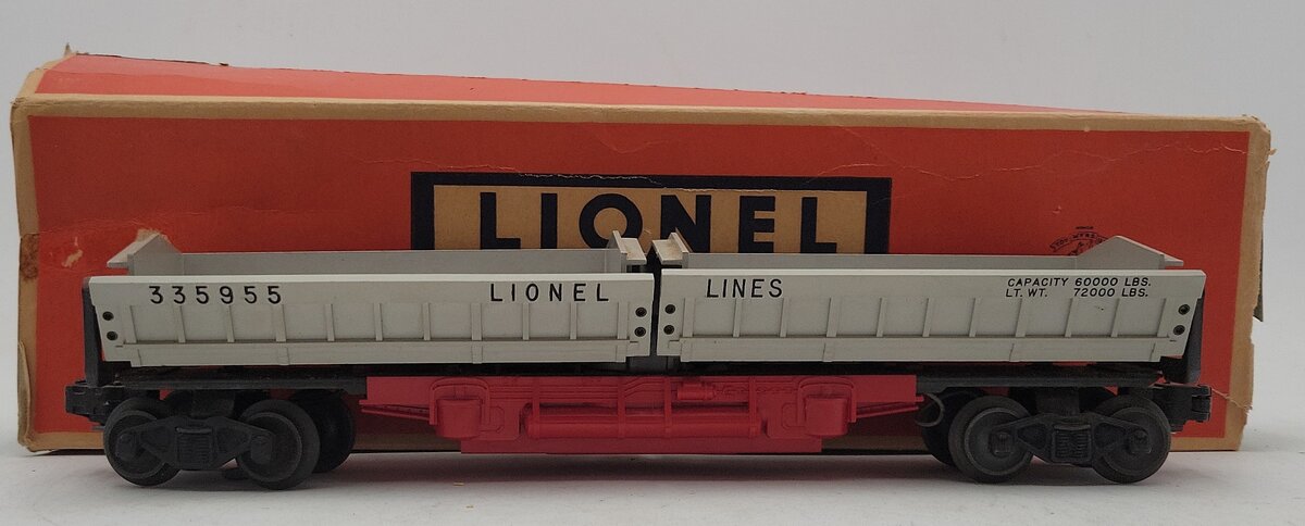 Lionel 3359 Vintage O Operating Twin Bin Dump Car VG/Box