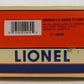 Lionel 6-19479 O Gauge Borden's Milk Tank Transport Car LN/Box