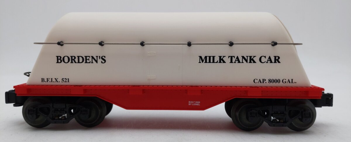 Lionel 6-19479 O Gauge Borden's Milk Tank Transport Car LN/Box