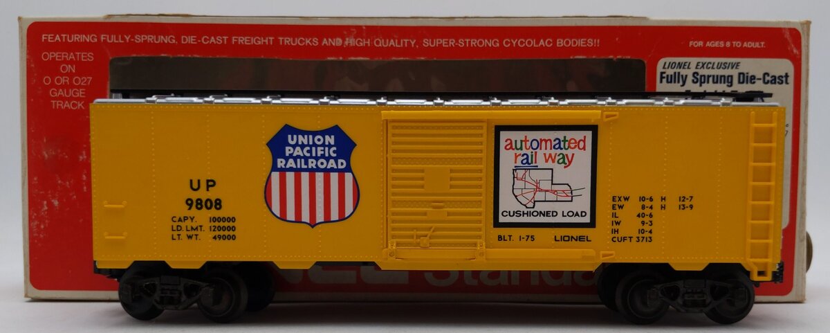 Lionel 6-9808 O Gauge Union Pacific Box Car LN/Box