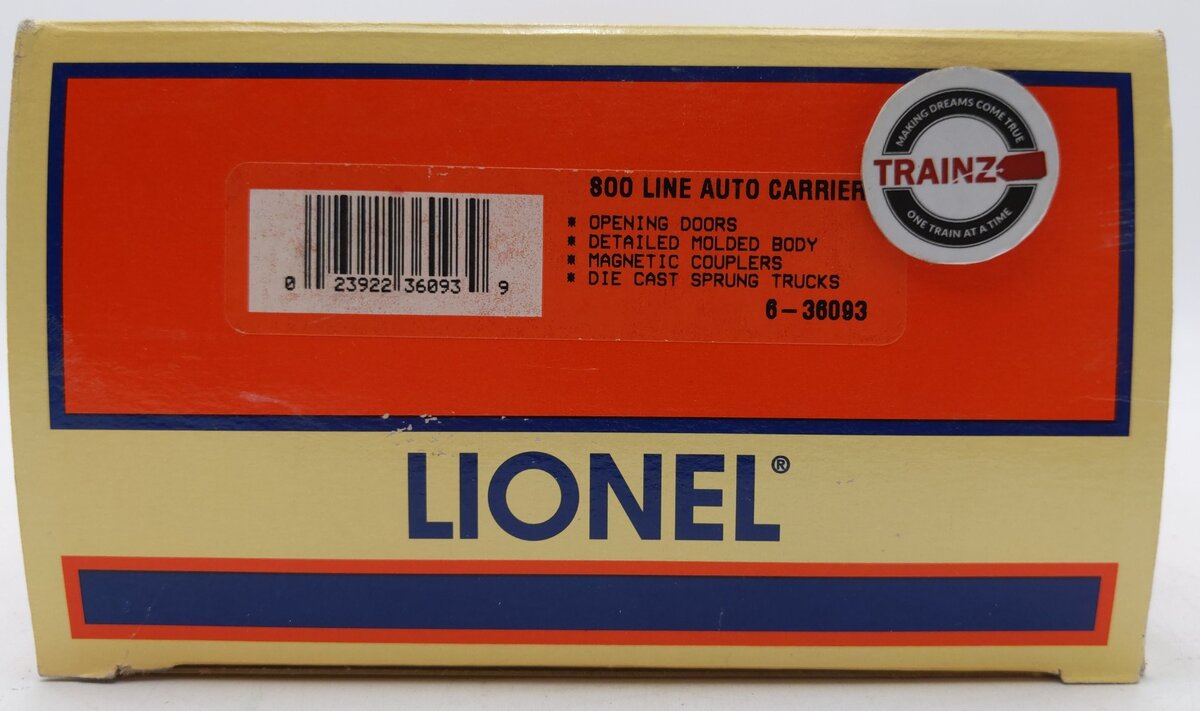 Lionel 6-36093 O-Gauge Soo Line Auto Carrier #36093 LN/Box