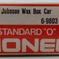 Lionel 6-9803 O Gauge Johnson Wax Box Car EX/Box