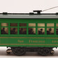 Lionel 6-18404 O Gauge San Francisco Green Trolley Car LN/Box