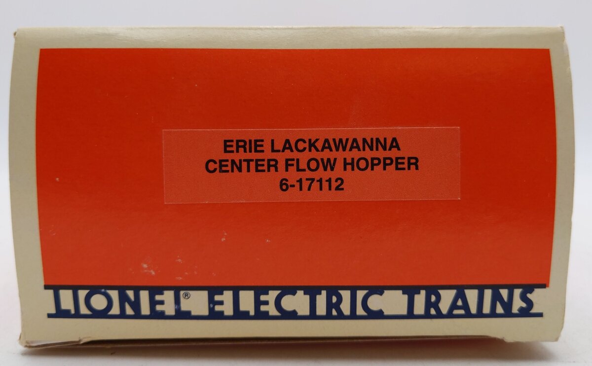 Lionel 6-17112 O Gauge Erie Lackawanna ACF Center Flow 3-Bay Hopper LN/Box