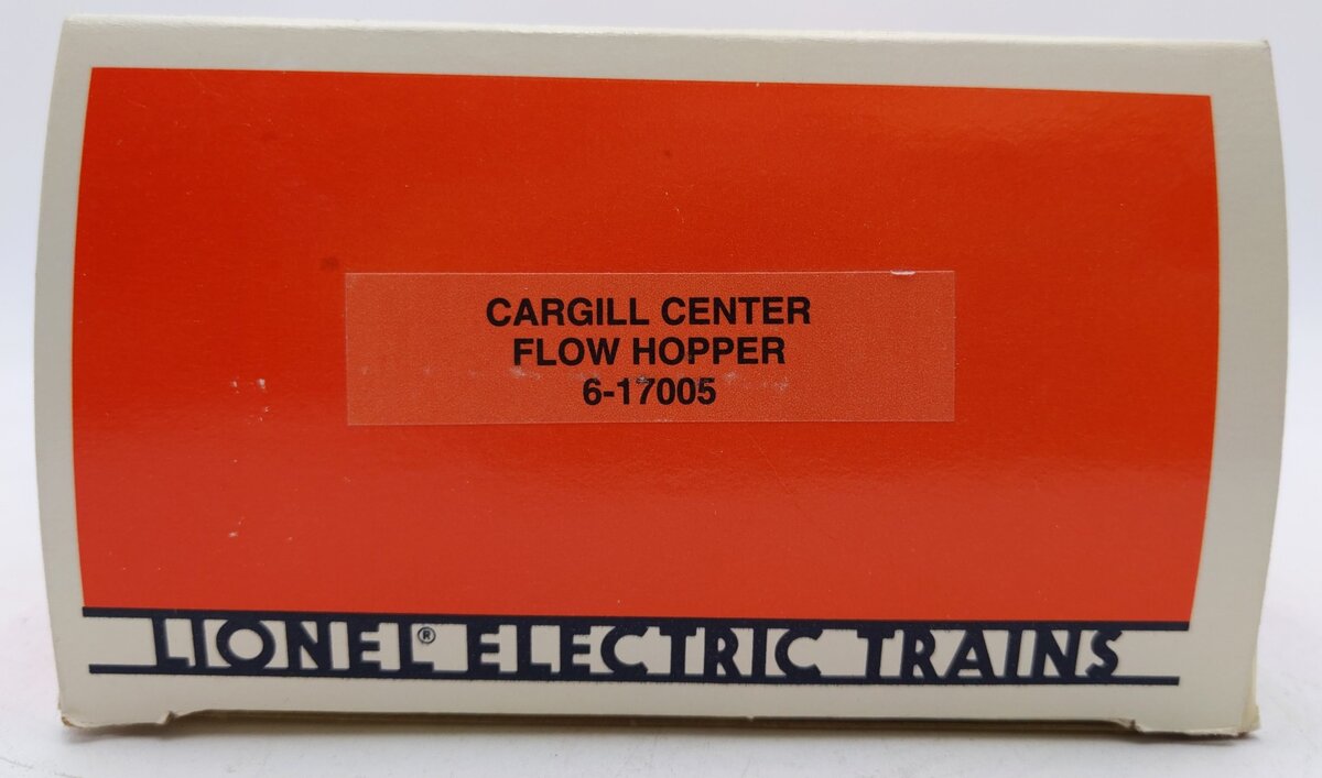 Lionel 6-17005 O Gauge Cargill 2-Bay Center Flow Hopper #17005 LN/Box