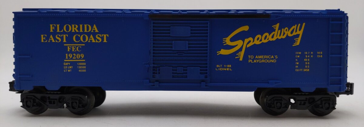 Lionel 6-19209 O Gauge Florida East Coast Boxcar LN/Box
