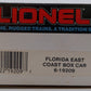 Lionel 6-19209 O Gauge Florida East Coast Boxcar LN/Box