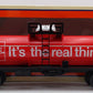 Lionel 6-29640 O-27 Coca-Cola Tank Car LN/Box