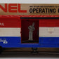 Lionel 6-9301 O Gauge US Mail Operating Boxcar #9301 - Without Mailbag VG/Box