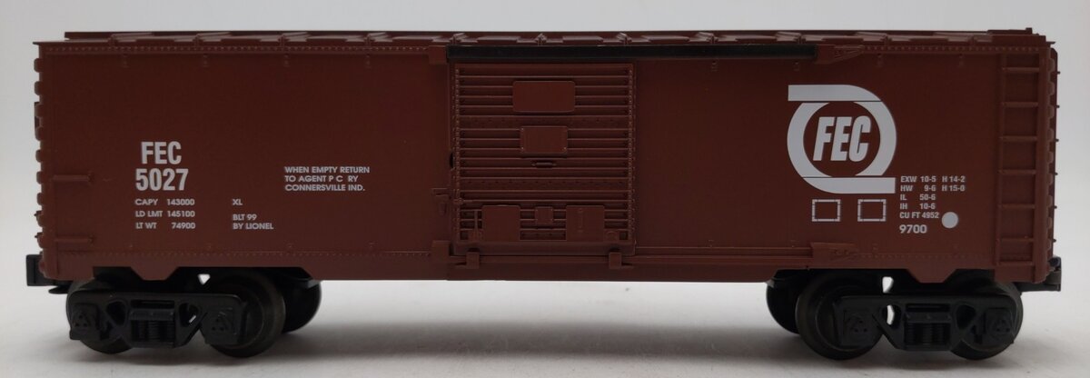 Lionel 6-26223 O Gauge Florida East Coast Boxcar #5027 LN/Box
