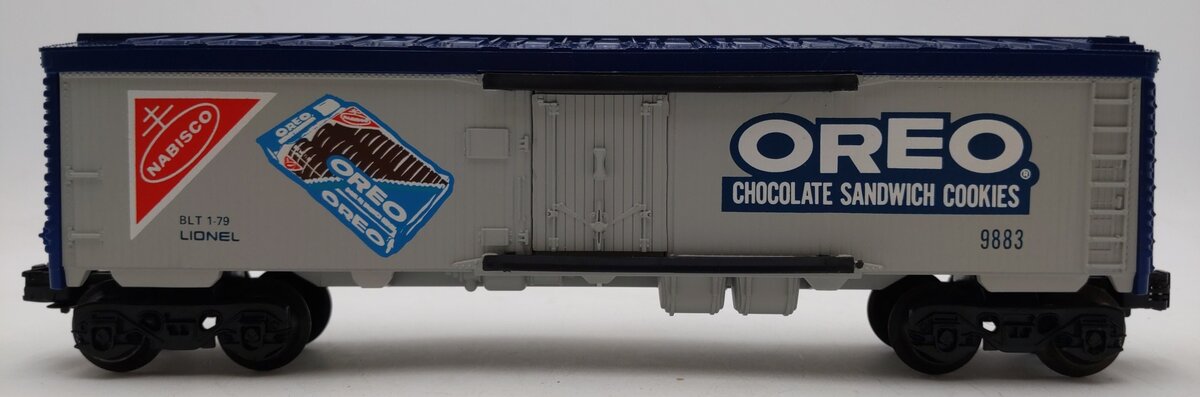 Lionel 6-9883 O Gauge Nabisco Oreo Billboard Reefer Car LN/Box