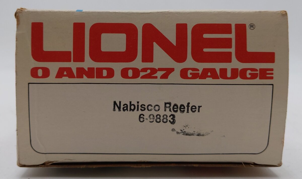 Lionel 6-9883 O Gauge Nabisco Oreo Billboard Reefer Car LN/Box