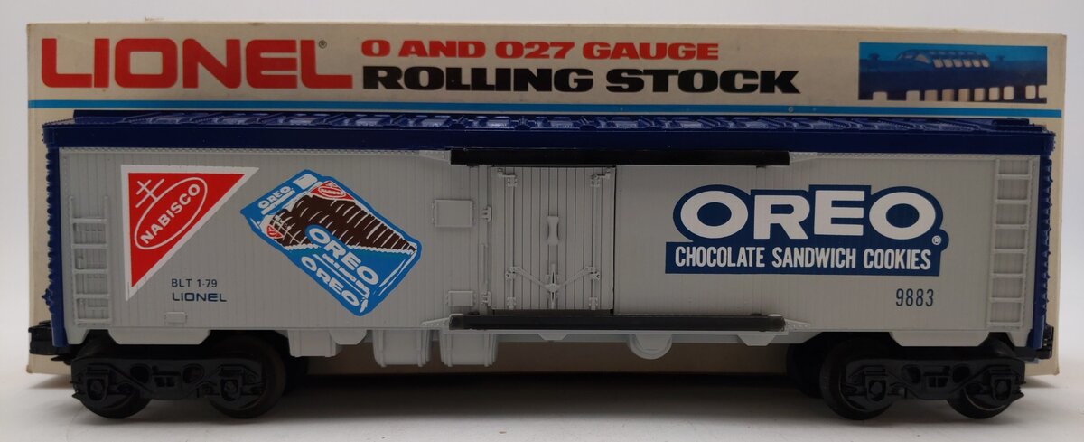 Lionel 6-9883 O Gauge Nabisco Oreo Billboard Reefer Car LN/Box