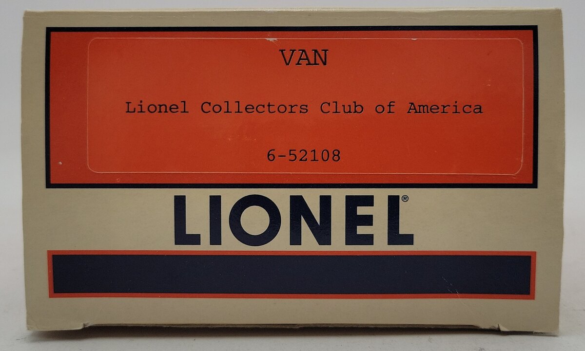 Lionel 6-52108 O Gauge LCCA Blue Step Van EX/Box