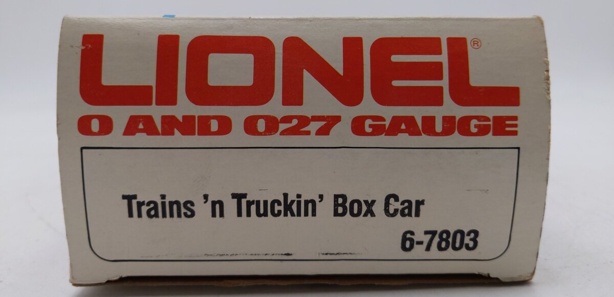 Lionel 6-7803 O Gauge Trains 'n Truckin' Boxcar LN/Box