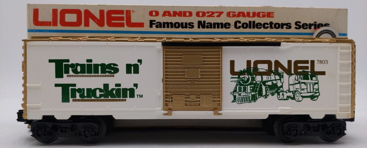 Lionel 6-7803 O Gauge Trains 'n Truckin' Boxcar LN/Box