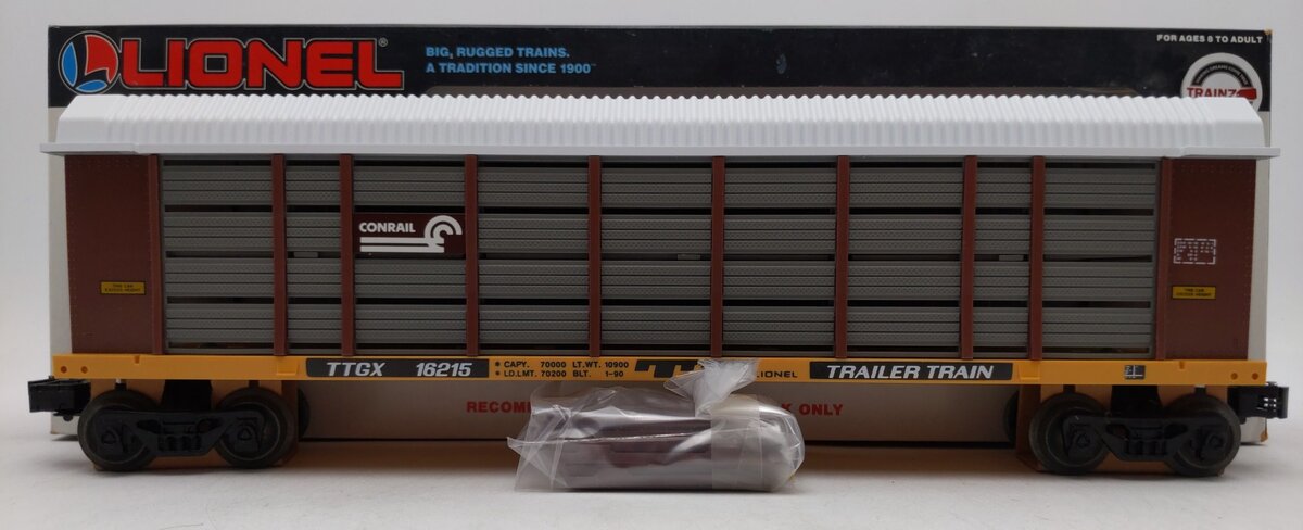 Lionel 6-16215 O Gauge Conrail Two Tier Auto Carrier NIB